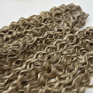 Curly Elite Glazed Vanilla Pecan hair Extensions